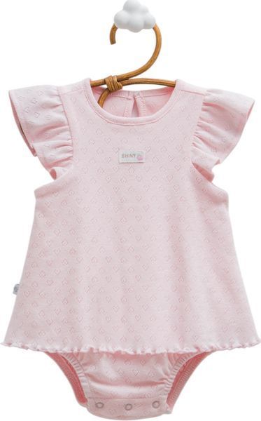 Сукня-боді Caramell Hello Girl 74-80см рожева BK2387-r фото