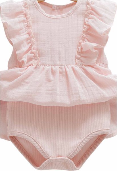 Сукня-боді Caramell Little Girl 74-80см рожева BK1666-r фото
