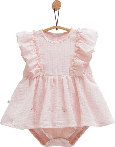 Сукня-боді Caramell Little Girl 62-68см рожева BK1666-r фото