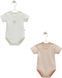 Набір боді Caramell Basic 50-56см 2шт. BK2090-p фото 1