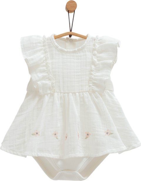 Сукня-боді Caramell Little Girl 56-62см біла BK1666-w фото