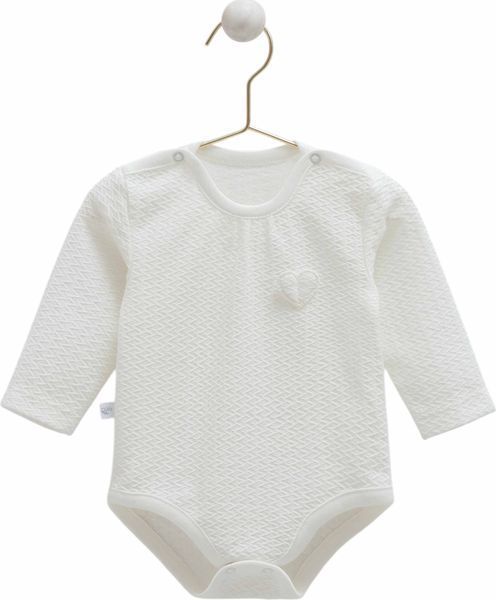 Боді дитячий Caramell Tiny Lace 68-74см білий BK1913-m фото