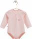 Боді дитячий Caramell Tiny Lace 68-74см рожевий BK1913-r фото 1